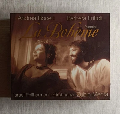 Andrea Bocelli / Barbara Frittoli - La Boheme Puccini 2 CD 2000 LN Foto 1 de 2