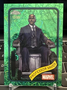 2025 Topps Chrome Marvel #27 Professor Xavier Hulk Green Lazer /99 - Picture 1 of 2
