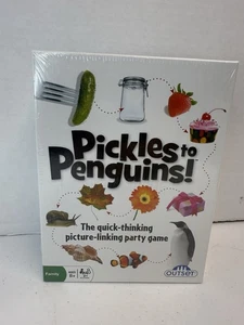 NEW Pickles to Penguins Picture Card Game - Fast Paced Family and Party Activity - Picture 1 of 2