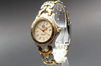 *N MINT* TAG Heuer Professional S95.213 Ivory Dial 33mm Men's Quartz Watch JAPAN - Image 1 of 4