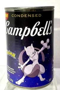 NUOVO CAMPBELL'S SOUP POKEMON EDIZIONE LIMITATA ZUPPIERA CAN "MEWTWO" - Foto 1 di 8