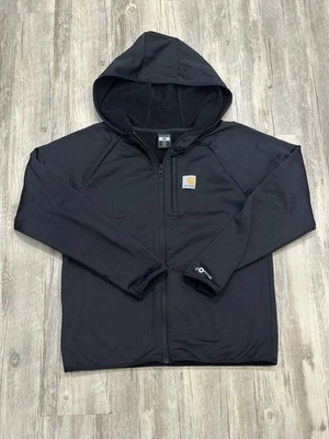 Sudadera Carhartt Force Cremallera Completa Rejilla Polar Niños Grande Negra Foto 1 de 4
