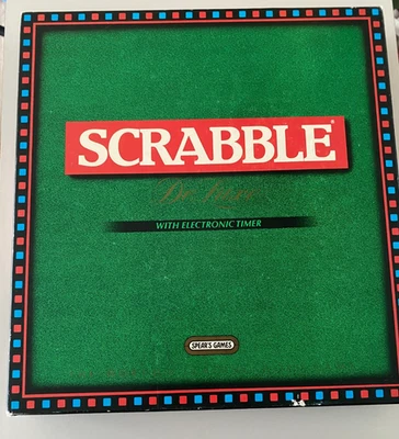 Scrabble DeLuxe Board Game With Original Box - Complete & In Excellent Condition - Image 1 of 4