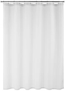 Shower Curtain 50 Recycled Poly 50 Bci Cotton White 72 x 72 - Picture 1 of 6