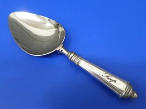 Pottery Barn ANTIKES SILBERGEFÜHL versilberter Griff 10" EISPORTIONIERER - Bild 1 von 7