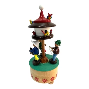 Vtg German Steinbach "Little Boys at Play" Carousel Music Box   Tested Working - Bild 1 von 8