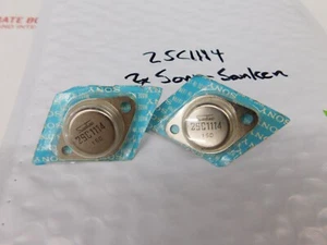 SanKen 2SC1114 Transistors NOS 2pcs - Picture 1 of 5