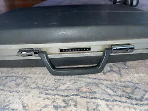 Vintage Samsonite Attache Case Briefcase | Dark grey | Used | Combination Lock - Foto 1 di 9