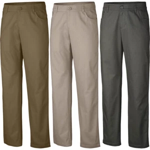 New Mens Columbia "Brownsmead" Five Pocket Omni-Shade Cotton Pants - Picture 1 of 7