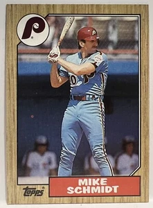 ¡Tarjeta Mike Schmidt 1987 Topps #430! ¡PHILLIES! ¡CORTE! Esquinas nítidas casi como nuevas - como nuevas - Imagen 1 de 6