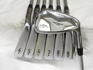 Used Callaway Apex Pro Forged Iron Set 4-PW KBS Tour C-Taper 130x Extra Stiff X - Picture 1 of 9