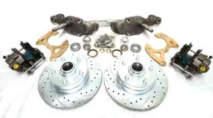 1958 to 1964 Chevrolet Impala 2" Lowering Drop Spindle Disc Brake Conversion Kit - Picture 1 of 4