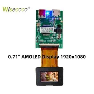 0.71'' OLED AMOLED Display 1920x1080 For AR VR Display Micro Screen HDMI DIY KIT - Picture 1 of 5