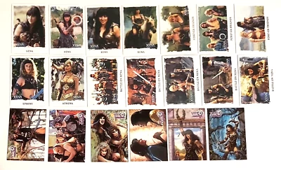 Xena Warrior Princess Lot of 20 Base Cards / Rittenhouse Archives & Topps / Mint - Image 1 of 2