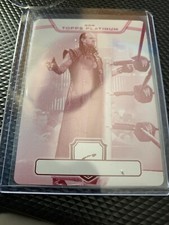 2010 Topps WWE Platinum Undertaker Magenta 1/1 Plate