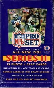 NFL Pro Set 1991 Series Il Football Cards Factory Sealed - Bild 1 von 6