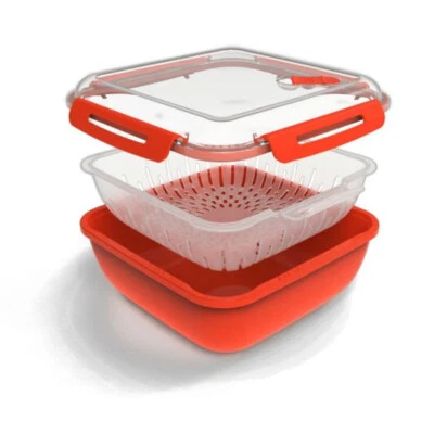 Rotho Dampfgarer 1.7l mit Siebeinsatz für Mikrowelle Mikrowellenschüssel (000) - Bild 1 von 4