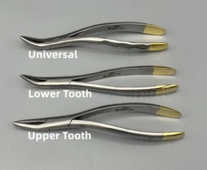Dental Surgical Upper Root Tip Extraction Pliers Residual Tweezers Tooth Forceps - Bild 1 von 7