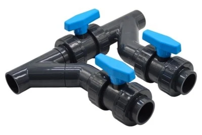 Bypass System Ø50mm | 45 Grad Grau Komplett Set |  Poolheizung/ Wärmepumpen | PN - Bild 1 von 4