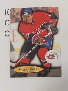1996-97 Fleer NHL #52 Valeri Bure Montreal Canadians - Picture 1 of 2