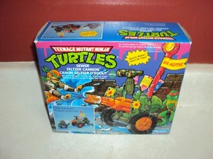 TEENAGE MUTANT NINJA TURTLES VINTAGE SEWER SELTZER CANNON 1990 PLAYMATES CANADA - Picture 1 of 5