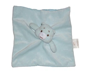 WIE NEU * Care Bears Glücksbärchi blau Teddybär Bär Teddy Sambro Schmusetuch - Bild 1 von 2