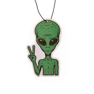 Alien Lufterfrischer Auto Zimmer Büro Dekoration UFO ET Weltraum Sonnensystem - Bild 1 von 2