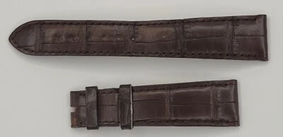 Authentic Patek Philippe Geneve Brown Leather watch strap 20/16mm 73+112mm D77 - Image 1 of 2