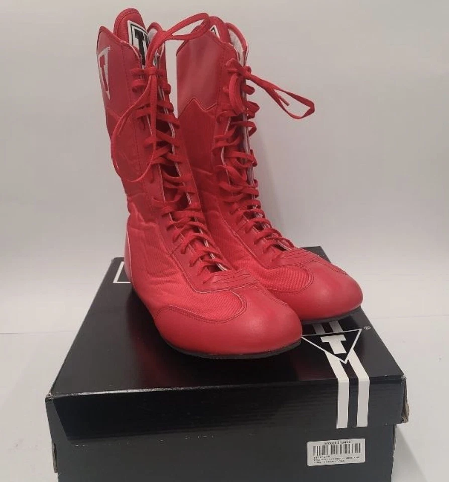*NUEVO* Zapatos de Boxeo Title para Hombres Talla US 12 Speed-Flex Encore Mid Rojo Foto 1 de 2
