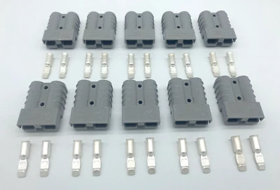 Paquete de 10 conectores Anderson Power SB50 calibre 8 gris 8 AWG Foto 1 de 4
