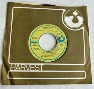 LITTLE RIVER BAND, REMINISCING, HARVEST #4605, ROCK 45 RECORD 1978 - Imagen 1 de 5