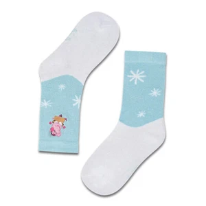 Koaa Peppa Pig “Winter Time” Easy Socks Kids Unisex Leisure Socks Winter New - Picture 1 of 8