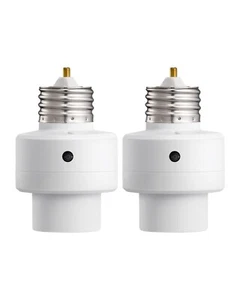 DEWENWILS 2 Pack Dusk to Dawn Light Bulb Sockets with Timer E26/E27 Light Socket - Picture 1 of 16