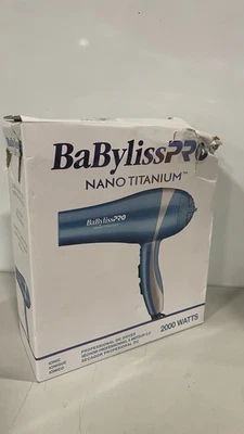 BaBylissPRO Nano Titanium Hair Dryer Blue - BNT5548 - Image 1 of 3