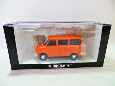 MINICHAMPS '1971 FORD TRANSIT Mk.1 BUS/VAN. ORANGE' 1:43. Ltd Ed. RARE MIB/BOXED - Image 1 of 4