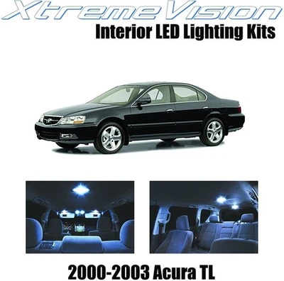 LED interior XtremeVision para Acura TL 2000-2003 (8 piezas) blanco frío... Foto 1 de 4