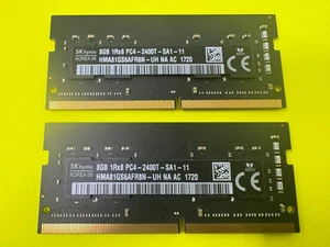 2 X 8GB= 16GB Apple SK Hynix 1Rx8 PC4-2400T SODIMM RAM Memory HMA81GS6AFR8N-UH - Imagen 1 de 1