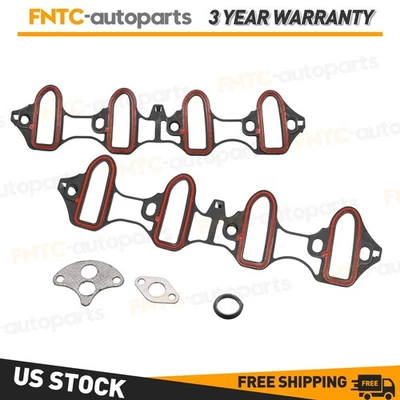 OHV Intake Manifold Gaskets For Chevrolet Silverado GMC Sierra 4.8 5.3 6.0 99-03 - Изображение 1 из 4