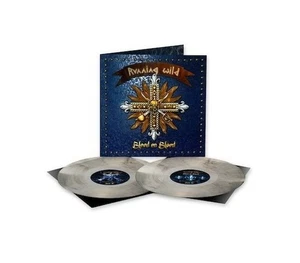 Running Wild BLOOD on BLOOD 2LP Clear Black Marbled Vinyl Limited Ed 200 units - Picture 1 of 7
