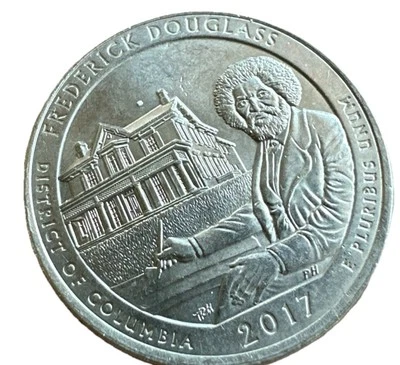 1-2017 P Frederick Douglass Quarter P District Of Columbia + 1 Ohio 2013 D Mint - Image 1 of 4