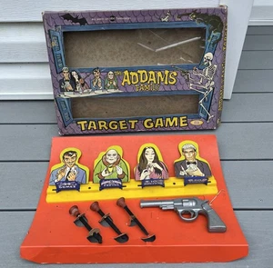 Extremely Rare Ideal Vintage The Addams Family Target Game 1965 In box Grail! - Picture 1 of 22