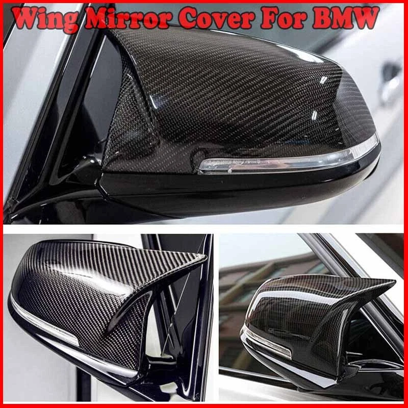 Carbon Style Mirror Cap Mirror Assembly For BMW F20 F21 F30 118i 120i 125i 328i Foto 1 de 4