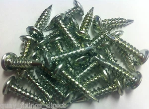 uPVC PVC WINDOW FRICTION HINGE SELF-TAPPING SCREWS REPAIR SELF DRILLING X 25 PK - Picture 1 of 1