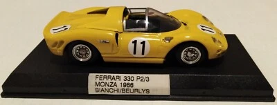 BEST MODEL 1:43 FERRARI 330 P2/3 BIANCHI/BEURLYS MONZA 1966 SENZA TECA - Immagine 1 di 4