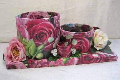 "Rosengarten" Organizer Butler Schreibtisch Ordnung Stifte Kleinkram - Bild 1 von 4