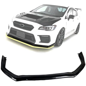 Cubierta protectora de alerón para parachoques delantero para Subaru WRX STI 2015-2020 3 piezas - Imagen 1 de 8