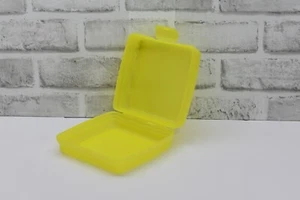 Tupperware Vintage Contenitore di Plastica Giallo Porta Panini 3752D - Foto 1 di 2