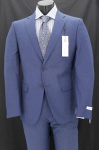 Calvin Klein Men's Blue X Slim Fit Suit $149.00  44L 38Wx34L - Picture 1 of 3