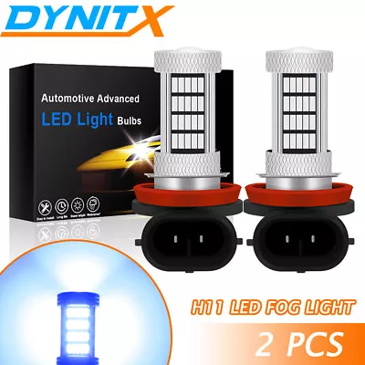 2x H8 H11 H9 92SMD 10000K Blue Super Bright LED Fog Light Driving Bulb DRL Lamp - Image 1 of 4