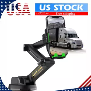 Phone Holder Mount Heavy Duty Truck Car Dashboard Windshield Long Anti-Shake - Picture 1 of 7